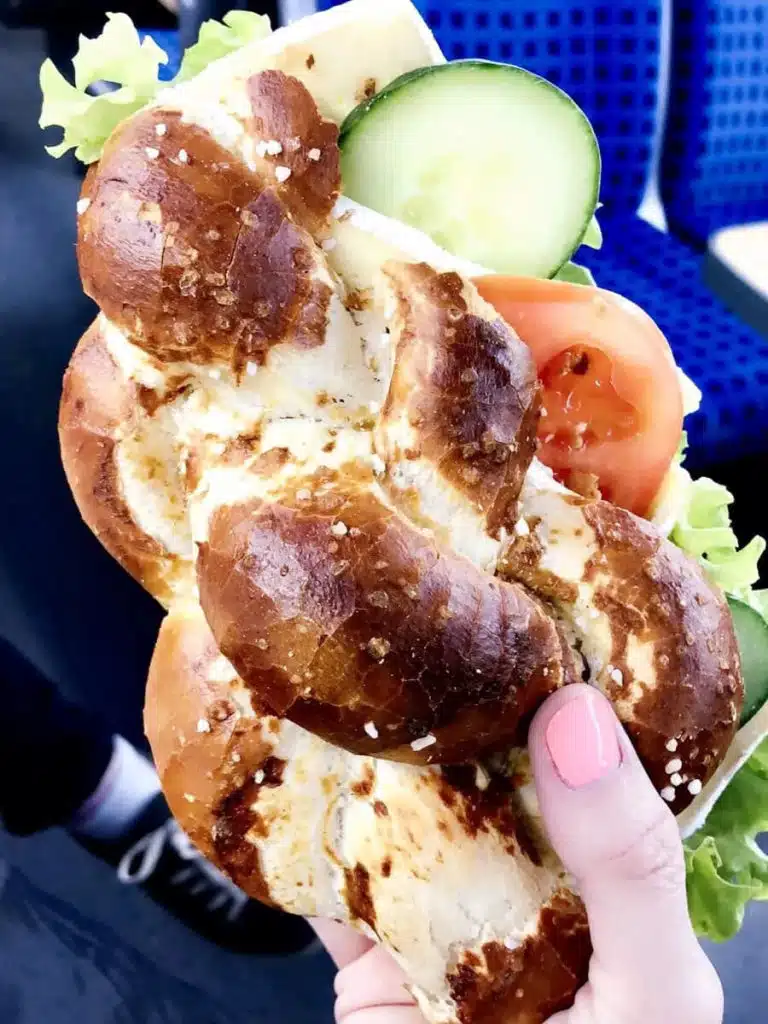 pretzel sandwich
