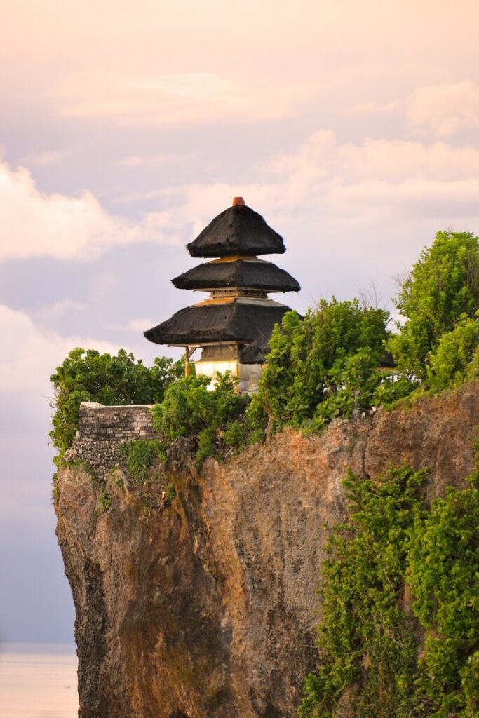 Uluwatu Temple on cliff