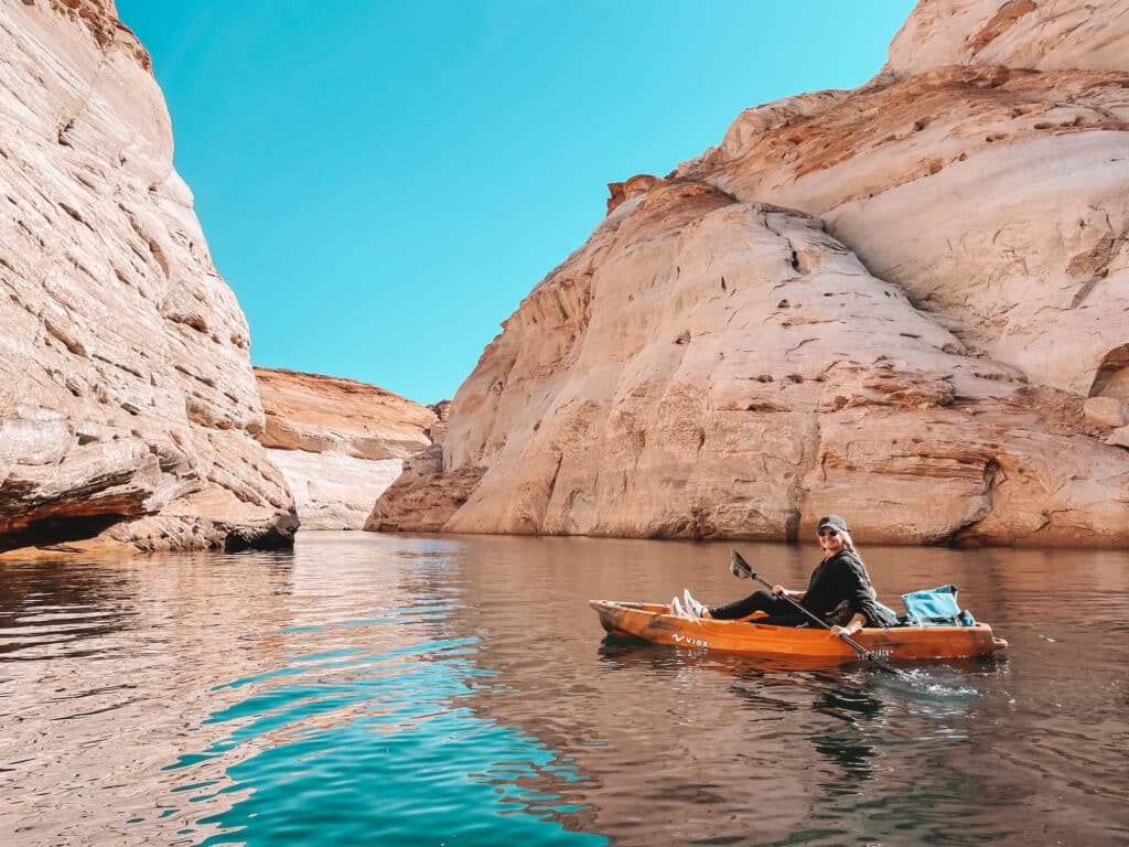 Kayaking to Antelope Canyon Page Arizona