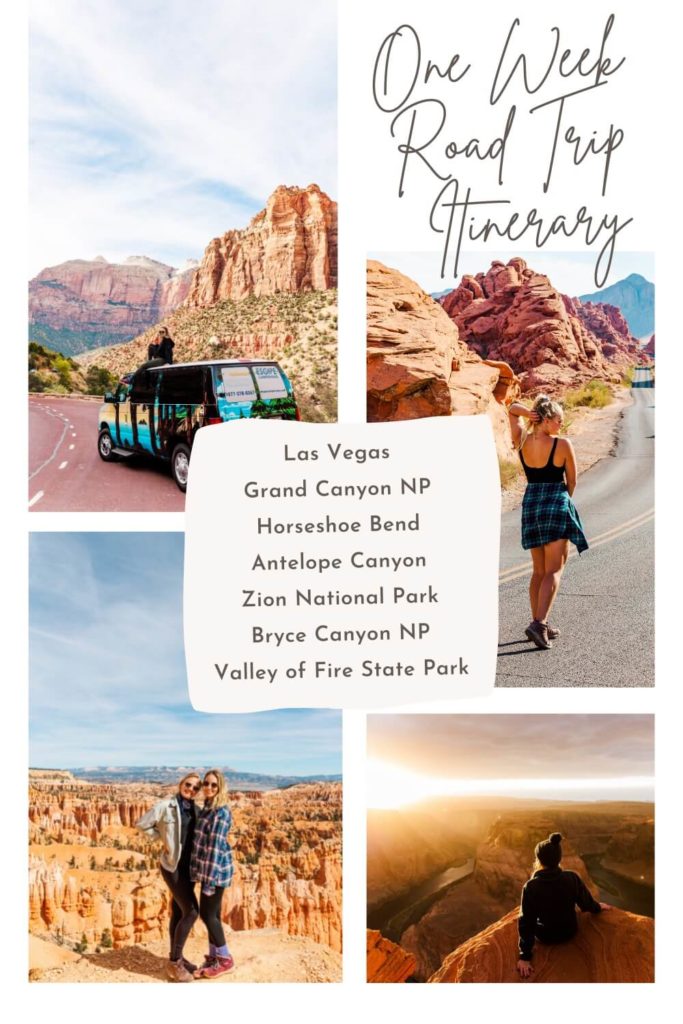Grand Canyon, Zion, and Bryce National Parks Road Trip graphic