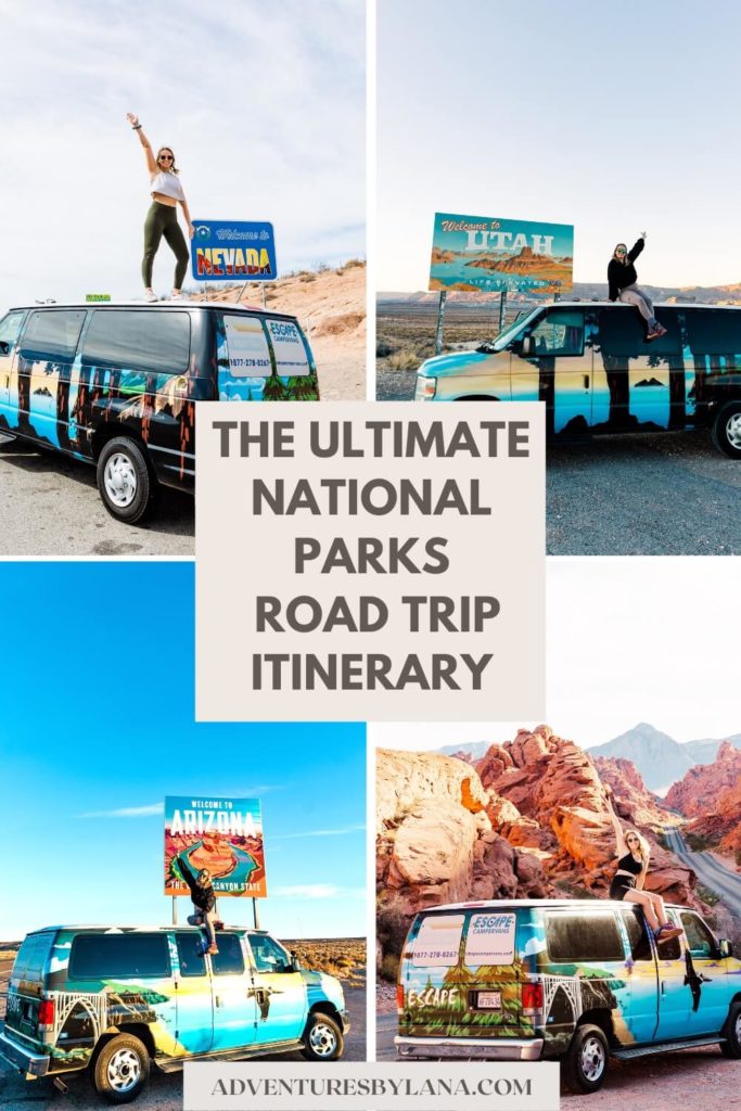 Grand Canyon, Zion, and Bryce National Parks Road Trip graphic