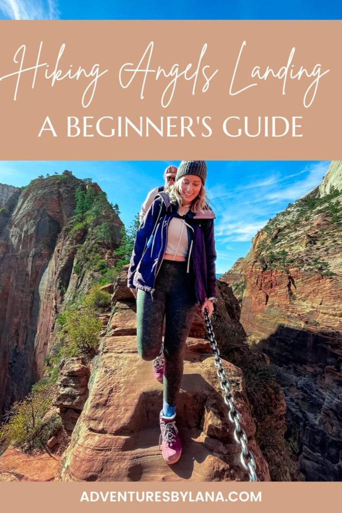 Beginners Guide to hiking Angels Landing graphic