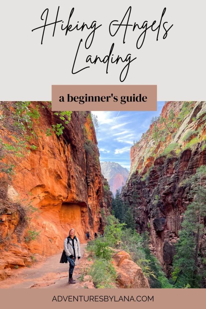 Beginners Guide to hiking Angels Landing graphic