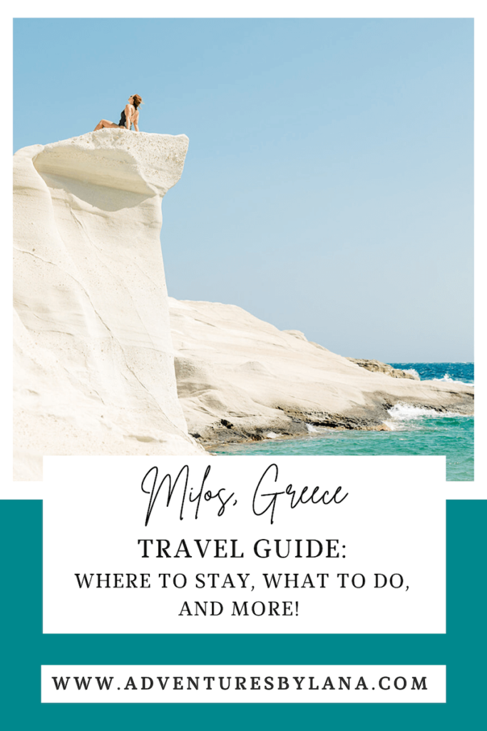 Milos Travel Guide Graphic