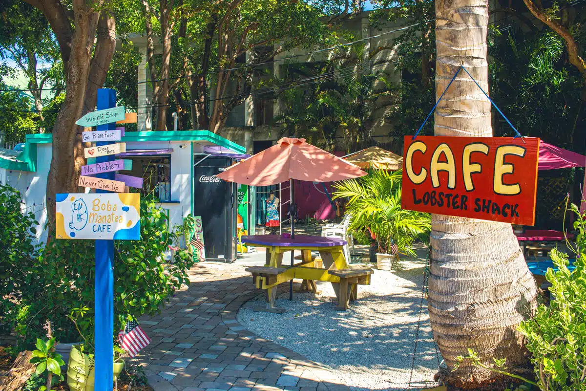 Rain Barrel Cafe in Islamorada, Florida