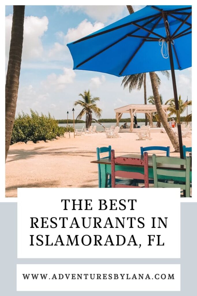 best restaurants in Islamorada graphic