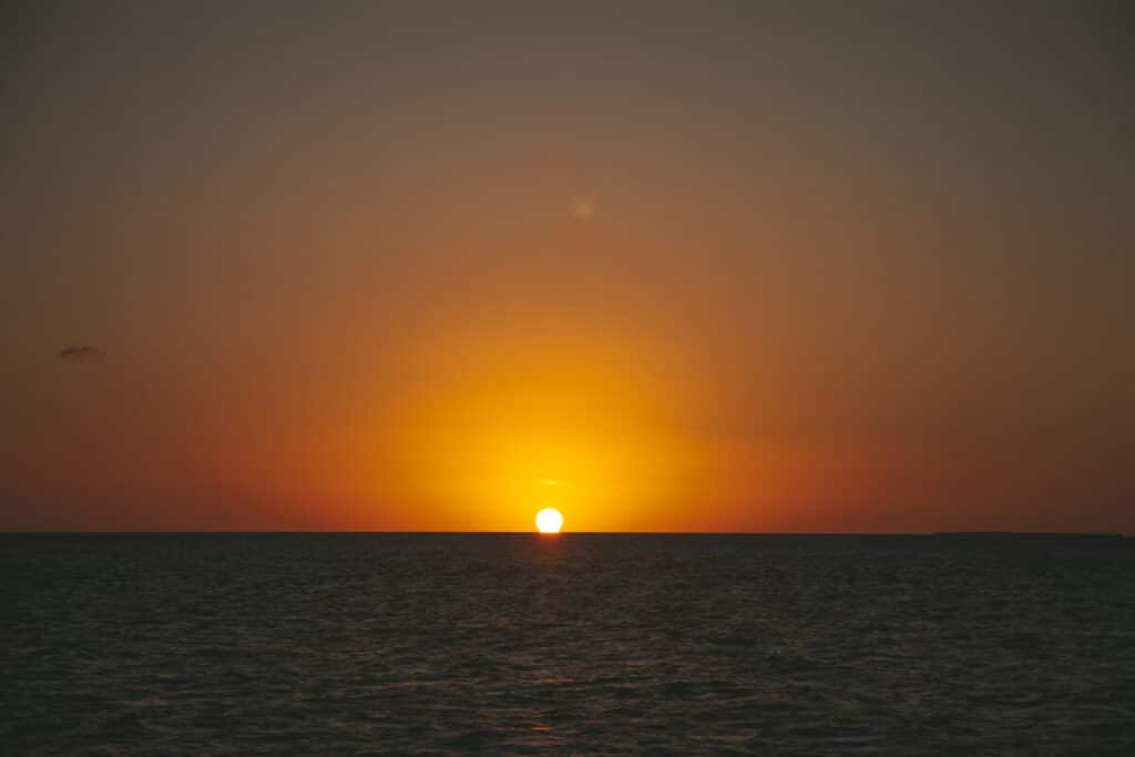 sunset in Florida Keys