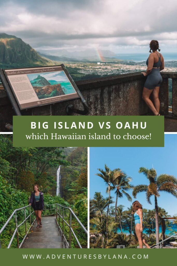 Big Island vs Oahu graphic