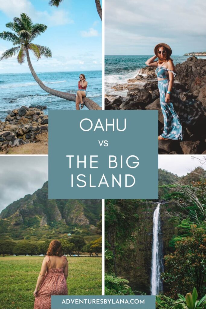 Big Island vs Oahu graphic