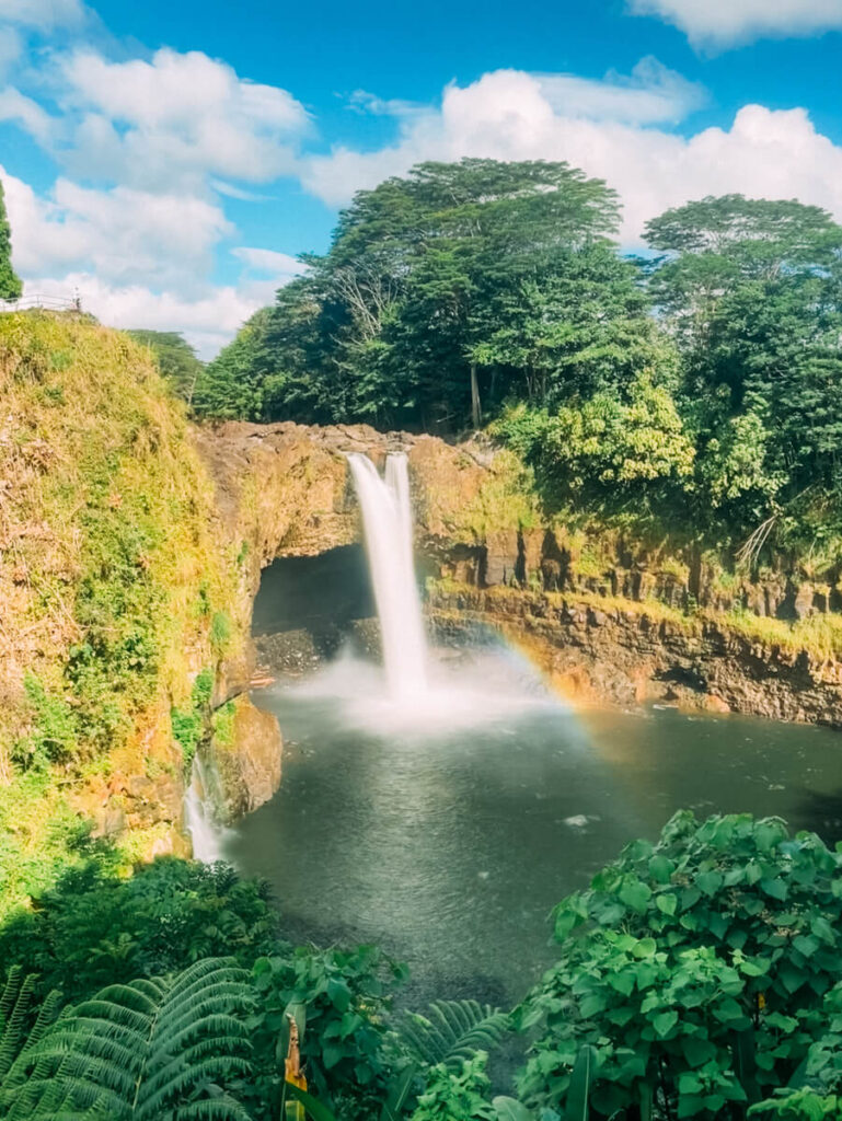 rainbow falls waterfalls on Big Island