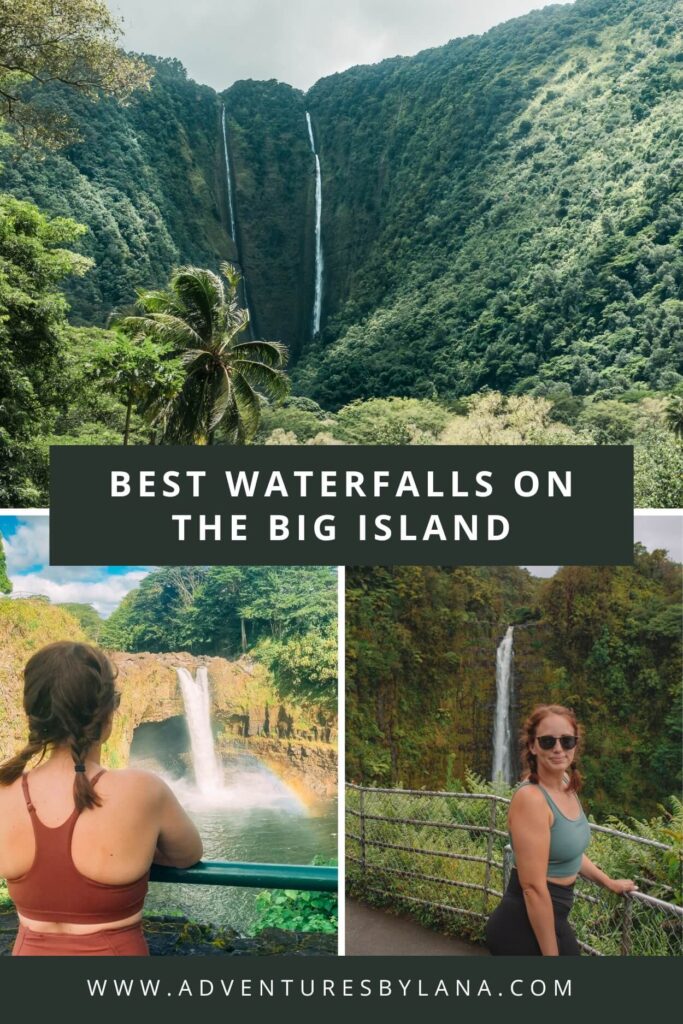 Best Waterfalls on the Big Island Graphic