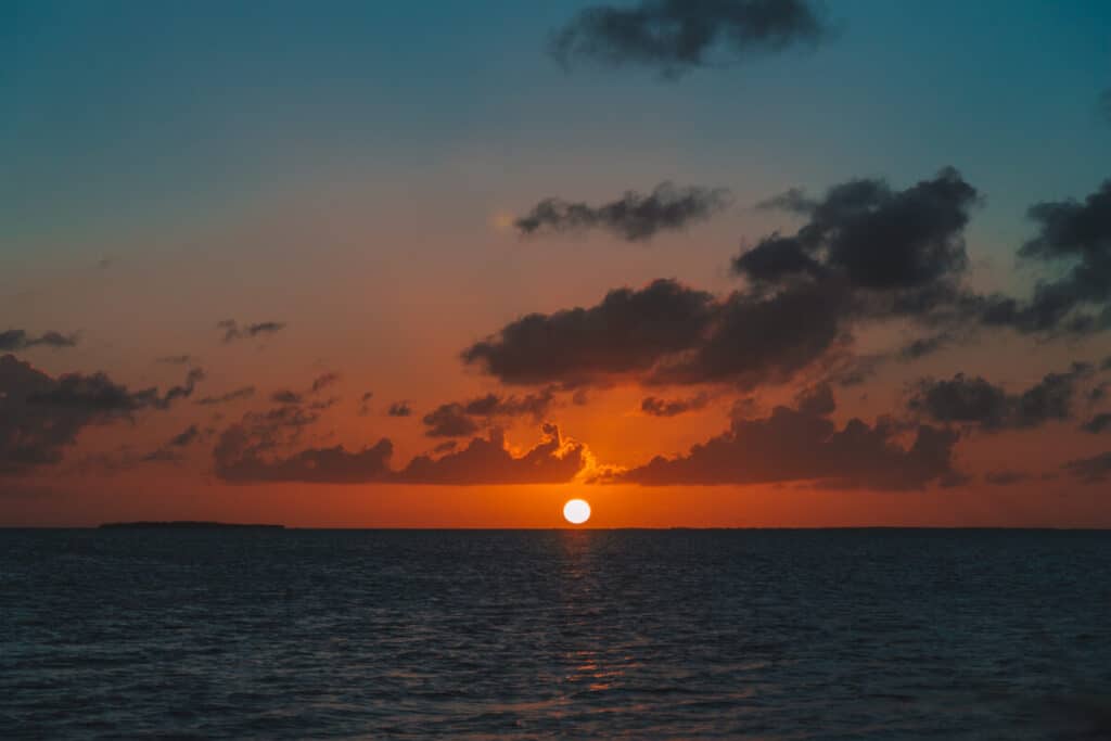 sunset in Key Largo