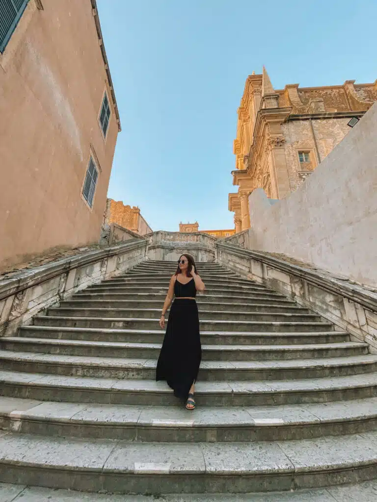 Walk of Shame Stairs Jesuit Staircase from Game of Thrones in Dubrovnik Croatia