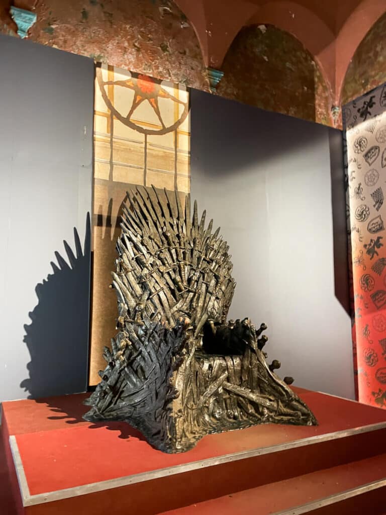 Iron Throne from Game of Thrones on Lokrum Island in Dubrovnik Croatia
