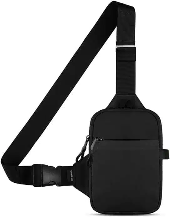 black crossbody bag for Paris
