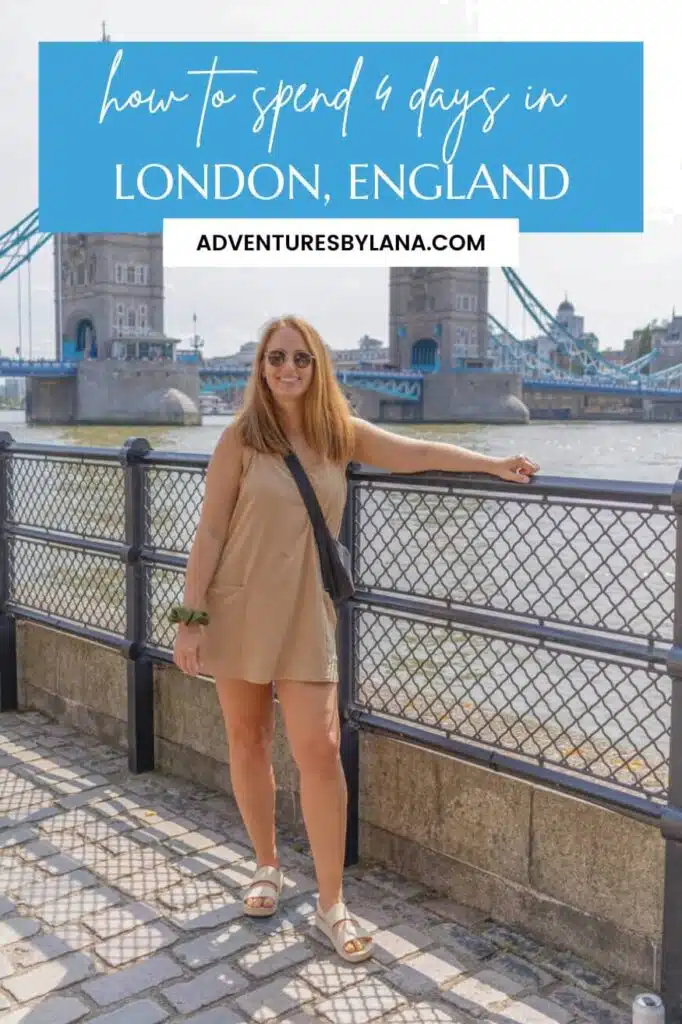 the perfect 4 day london itinerary for first timers