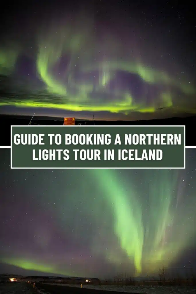 Northern Lights tour in Iceland graphic