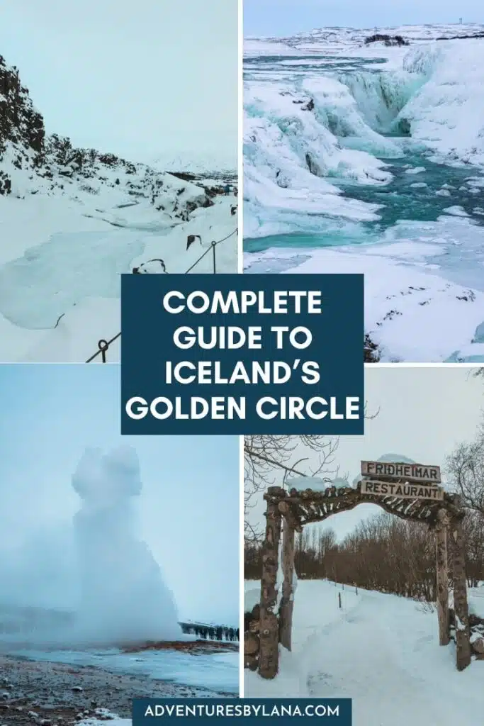 Ultimate guide to iceland’s golden circle in winter graphic