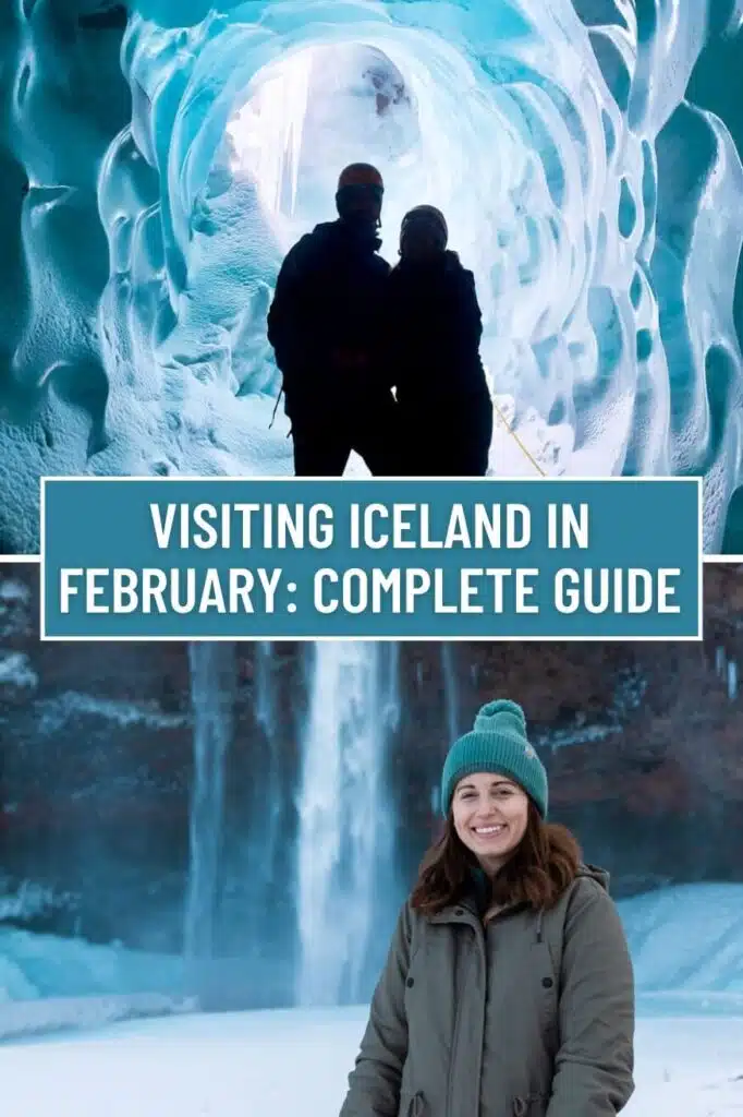 Iceland in February graphic