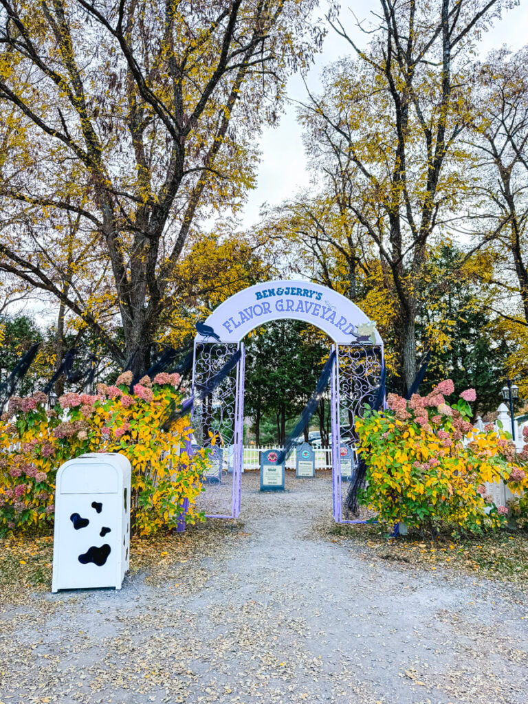 Ben and Jerry's Flavor Graveyard in Vermont